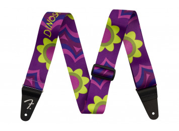 Fender J Mascis Magenta Flower Strap