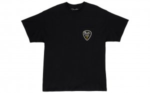 Fender Pick Patch Pocket Black T-Shirt - L