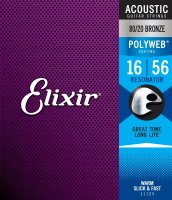 Elixir 11125 Polyweb 80/20 Bronze Resonator 16/56