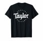 Taylor Basic Black Aged Logo T-Shirt - L