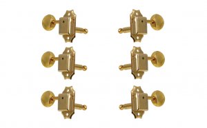 Gotoh SD90 3x3 Vintage Style Keys with Metal Buttons - GH