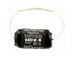 Allparts Vitamin Q .022 µF Black Candy Capacitor