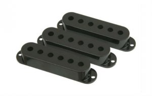 Fender Stratocaster Pickup Cover Set - BK