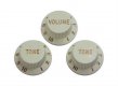 Fender Stratocaster Knobs Set - WH