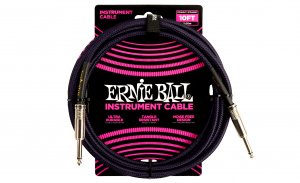 Ernie Ball Braided Instrument Cable Straight/Straight - 3m - PB