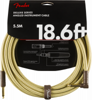 Fender Deluxe Series Instrument Cable Angled - 5.5m - TW