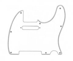 Fender Modern Tele 8 Hole Pickguard - WH