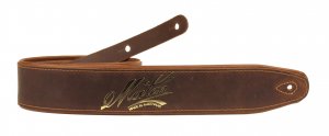 Maton Deluxe Leather Padded Guitar Strap - BR