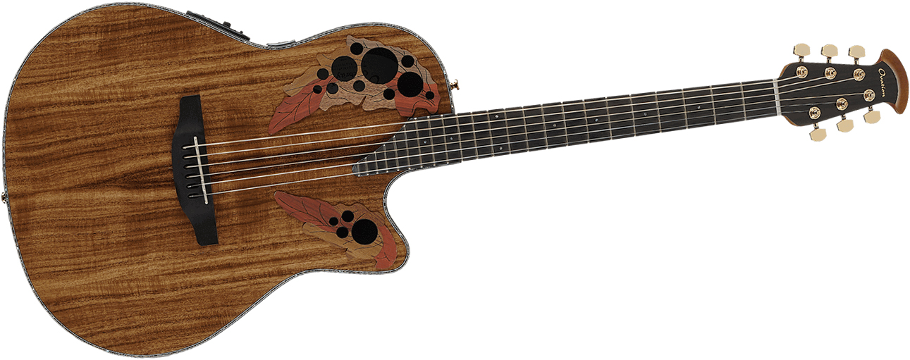 Ovation CE44P-FKOA-G Celebrity Elite Exotic - Figured Koa | Gino