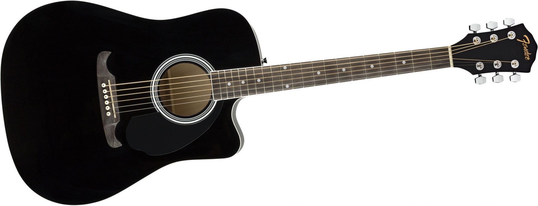 Fender FA-125CE Dreadnought - Black | Gino Guitars