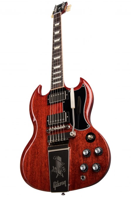 Gibson Sg Standard 61 Maestro Vibrola Vintage Cherry Gino Guitars