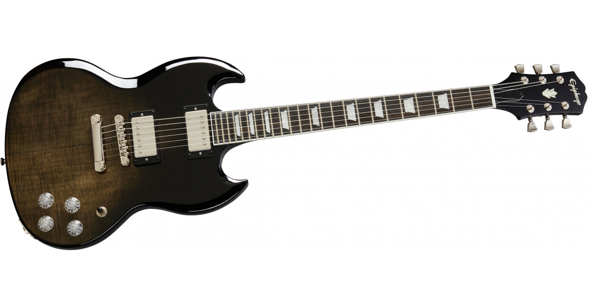 Epiphone SG Modern Figured - Trans Black Fade | Gino Guitars