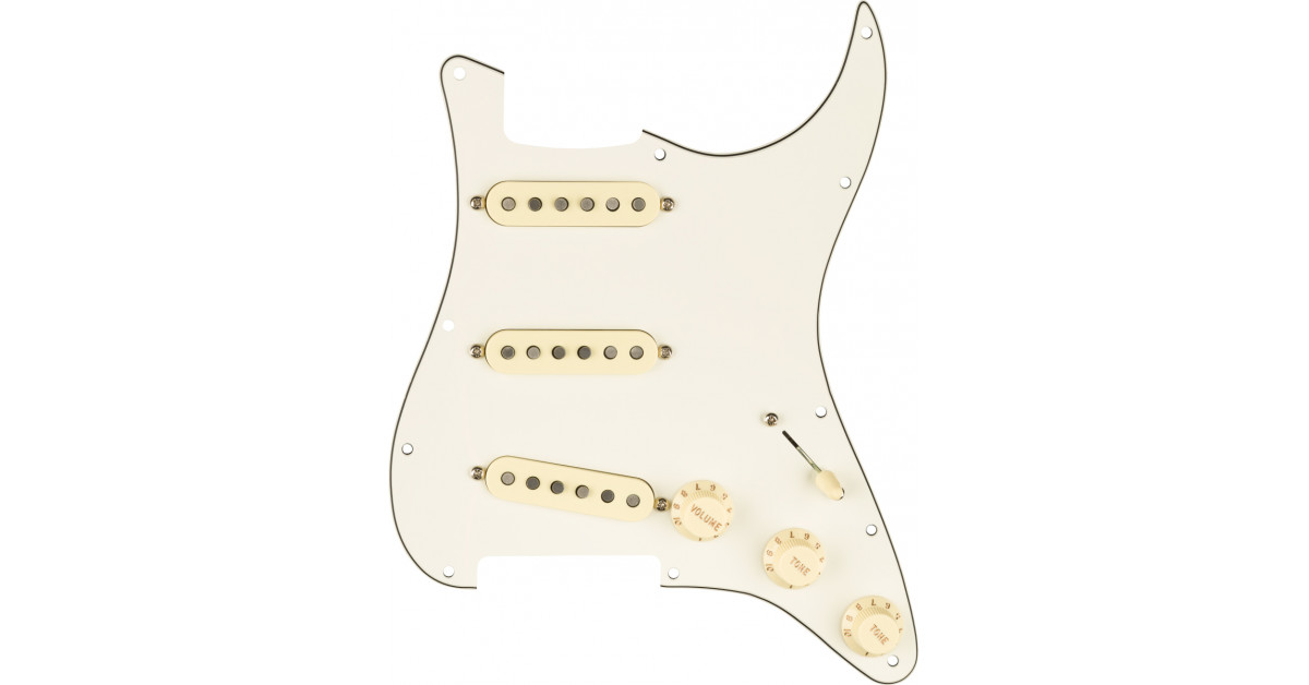 Fender Custom Fat 50's Pre-Wired Stratocater Pickguard SSS