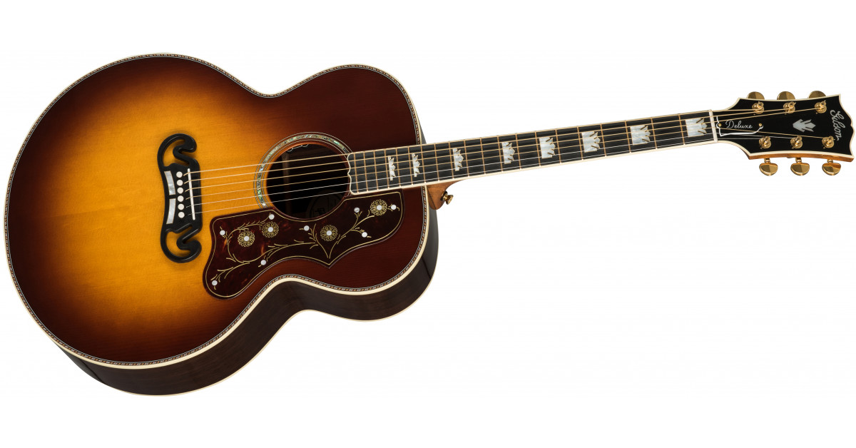 Gibson SJ-200 Deluxe Rosewood - Rosewood Burst | Gino Guitars