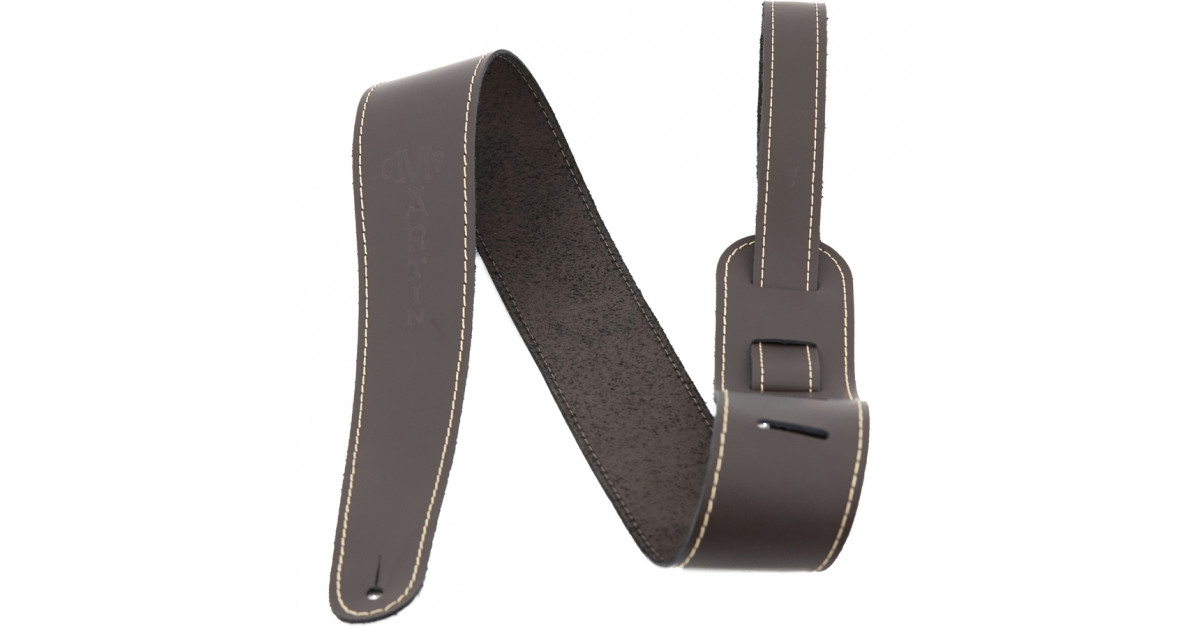 Martin Extendable Slim Style Guitar Strap - Brown | Gino Guitars