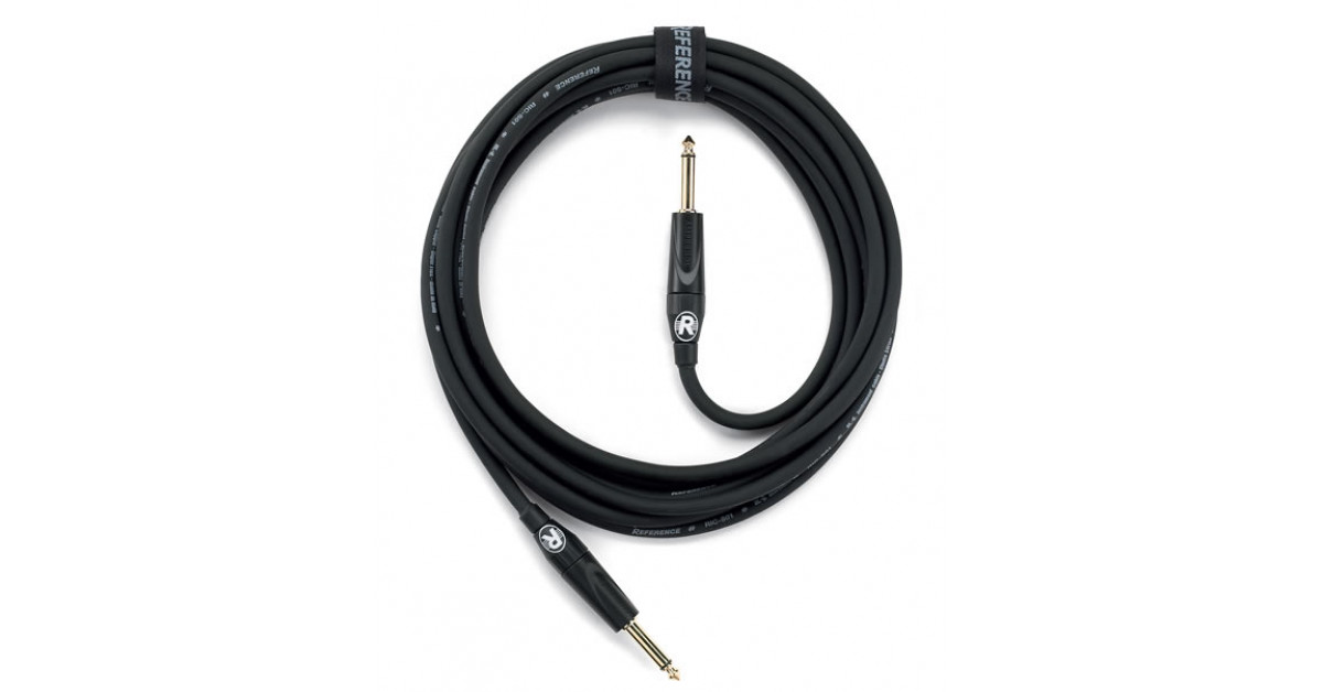 Reference Cables RIC-S01 レコーディング用 黒 ストレート-Ｌ字 6m