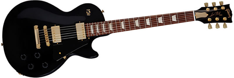 Gibson Les Paul Studio 2013 Gold Series - Ebony - Gold | Gino Guitars