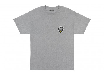 Fender Pick Patch Pocket Athletic Gray T-Shirt - XL