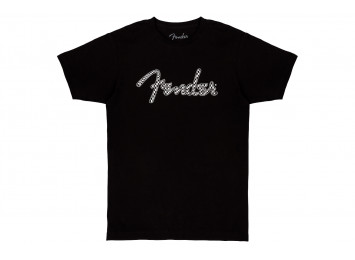 Fender Spaghetti Wavy Checker Logo T-Shirt - L