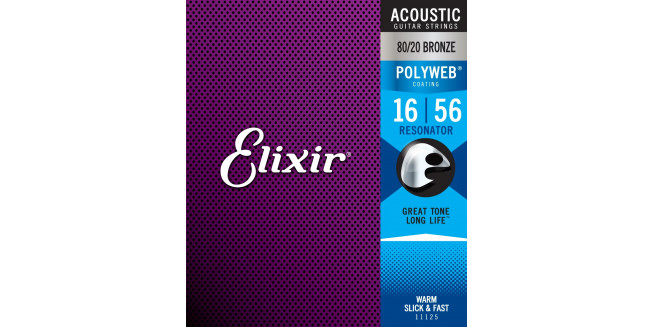 Elixir 11125 Polyweb 80/20 Bronze Resonator 16/56