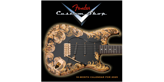 Fender 2025 Custom Shop Calendar