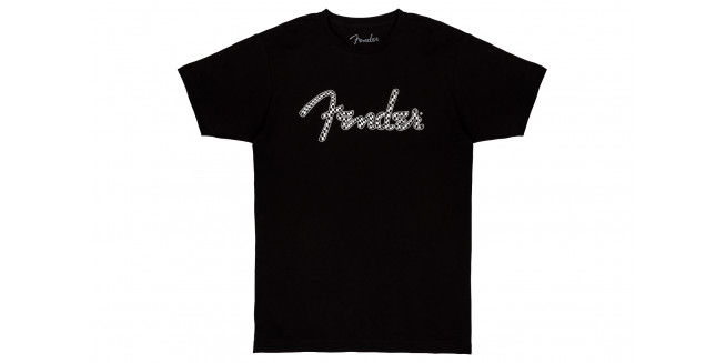 Fender Spaghetti Wavy Checker Logo T-Shirt - XL