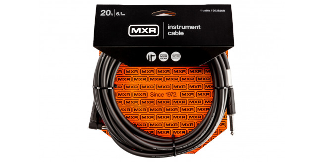 MXR Standard Instrument Cable Angled - 6m