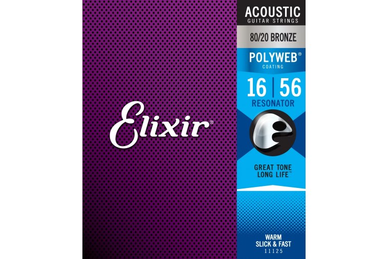 Elixir 11125 Polyweb 80/20 Bronze Resonator 16/56