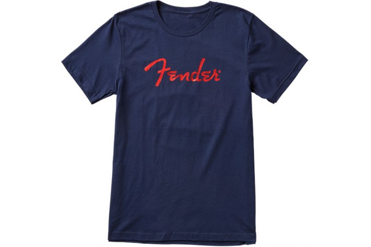 Fender Foil Spaghetti Logo T-Shirt - S