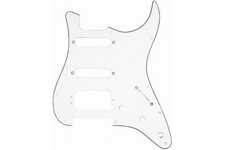 Fender Modern Strat 11 Hole Pickguard HSS - WH