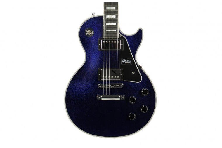 Gibson Custom Les Paul Custom M2m Webony Fingerboard Sparkle Blue Sparkle Gino Guitars